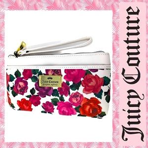 Juicy Couture floral wristlet purse